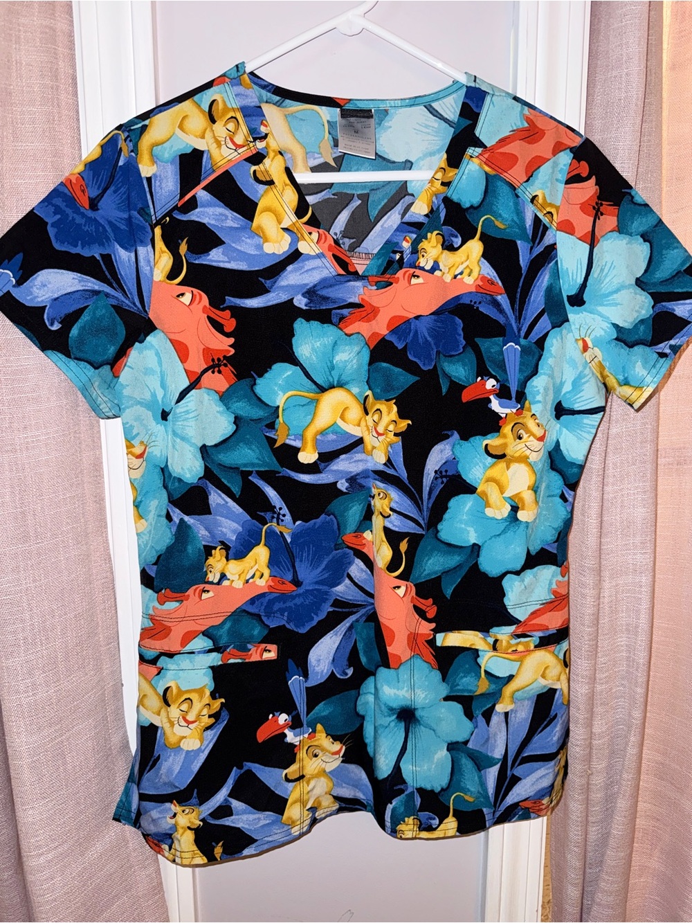 Disney Short Sleeve Tee in Black, Blue, Yellow & Red